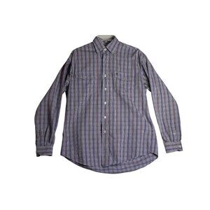 Stetson L/S Stripe Button Down Western Shirt Mens Medium